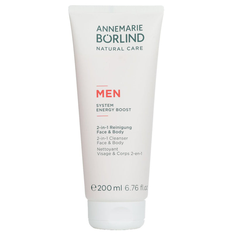 アンネマリー ボーリンド  Men System Energy Boost 2-in-1 Cleanser Face & Body   200ml/6.76oz