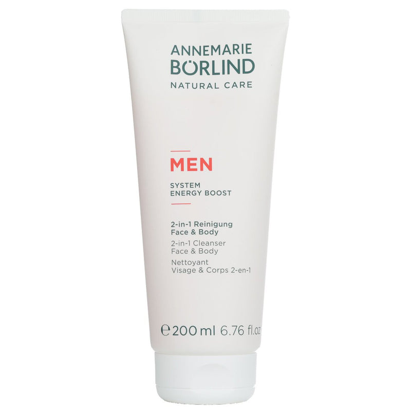 アンネマリー ボーリンド  Men System Energy Boost 2-in-1 Cleanser Face & Body   200ml/6.76oz
