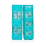 ラッキートレンディ  Velcro Aluminum Roller, 30mm, Blue   2pcs