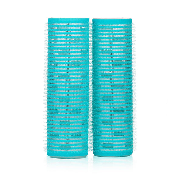 ラッキートレンディ  Velcro Aluminum Roller, 30mm, Blue   2pcs