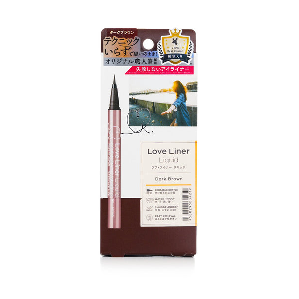 ラブライナー  リキッドアイライナー - # ダークブラウン   0.55ml/0.02oz