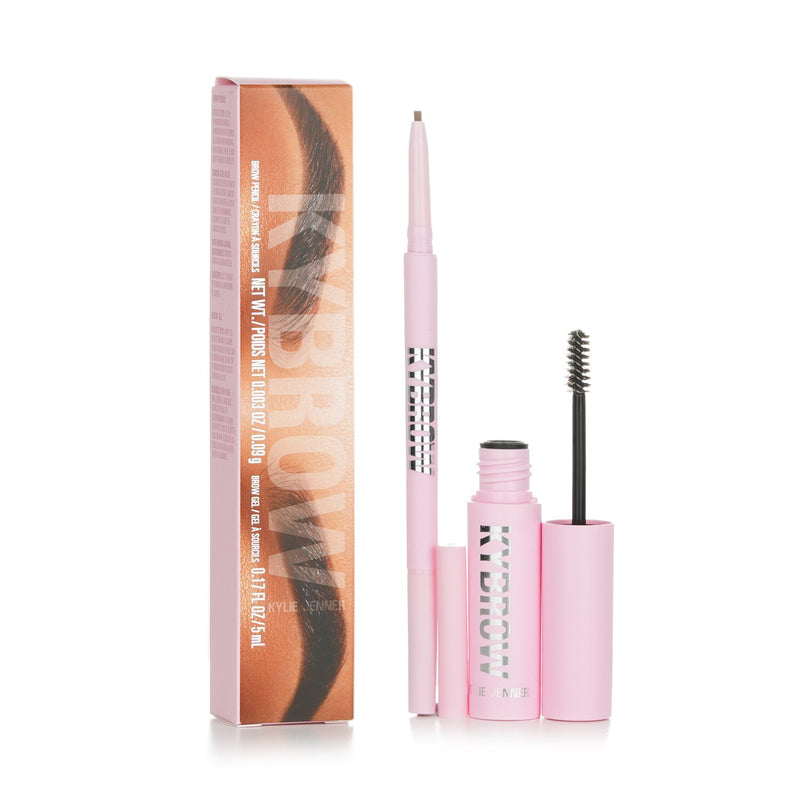 カイリー・バイ・カイリー・ジェンナー  KyBrow Kit: Brow Gel 5ml + Brow Pencil 0.09g - # 003 Cool Brown   2pcs