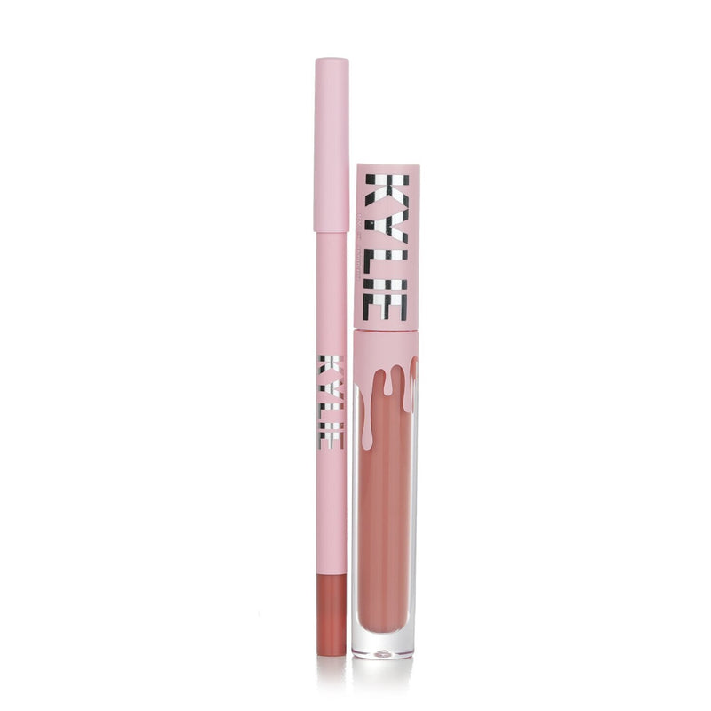 カイリー・バイ・カイリー・ジェンナー  Matte Lip Kit: Matte Liquid Lipstick 3ml + Lip Liner 1.1g - # 802 Candy K Matte   2pcs