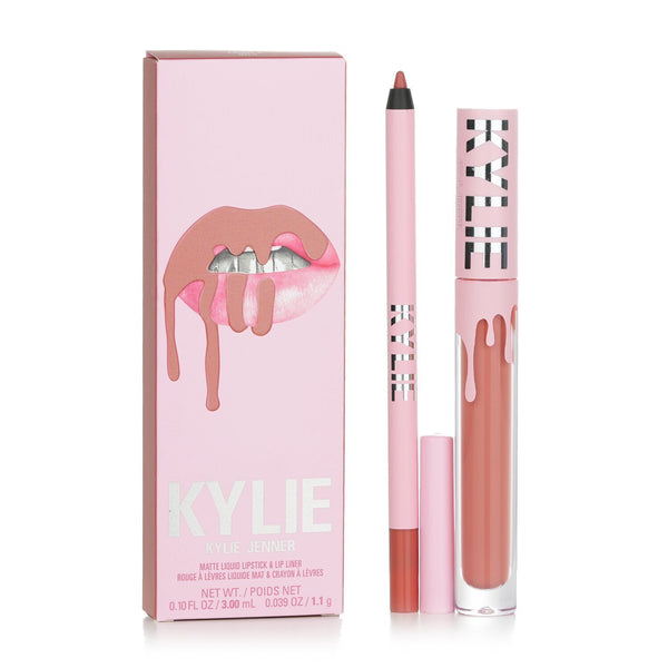 カイリー・バイ・カイリー・ジェンナー  Matte Lip Kit: Matte Liquid Lipstick 3ml + Lip Liner 1.1g - # 802 Candy K Matte   2pcs