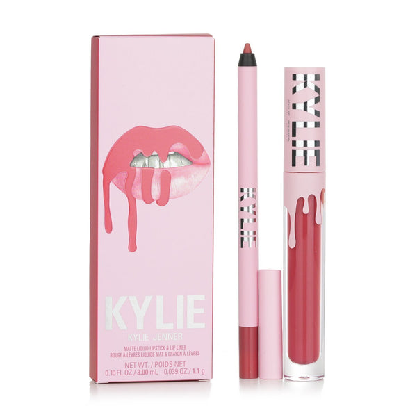 カイリー・バイ・カイリー・ジェンナー  Matte Lip Kit: Matte Liquid Lipstick 3ml + Lip Liner 1.1g - # 500 Kristen Matte   2pcs