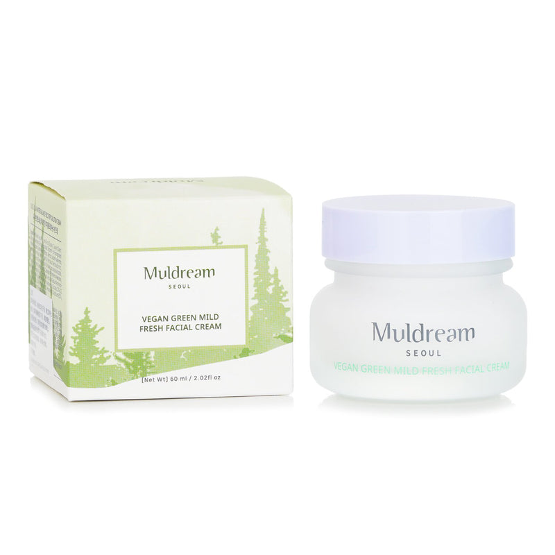 Muldream  Vegan Green Mild Fresh Facial Cream   60ml/2.02oz