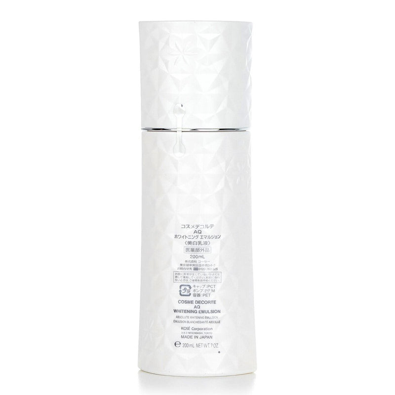 コスメ デコルテ  AQ Whitening Emulsion   200ml/7 oz