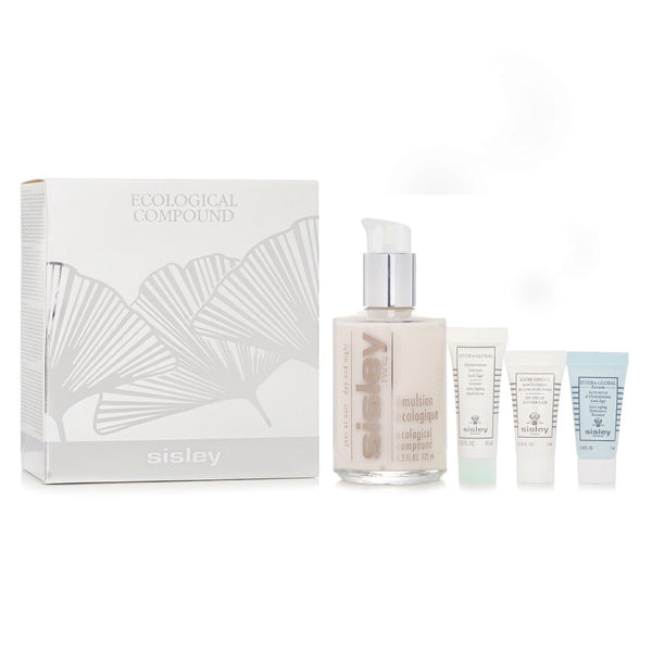 シスレー　  Emulsion Ecologique Set : Ecologique Emulsion 125ml + Serum 5ml + Hydration 10ml + Eye & Lip Balm 5ml   4pcs