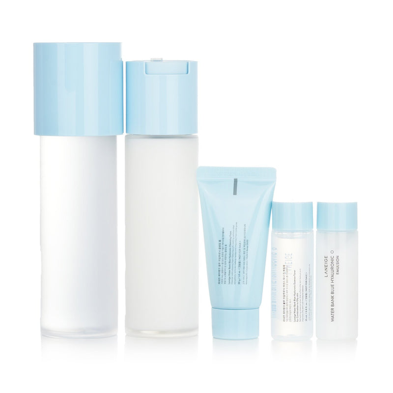 ラネージュ  Water Bank Blue Hyaluronic 2 Step Essential Set (For Combination to Oily Skin)   5pcs