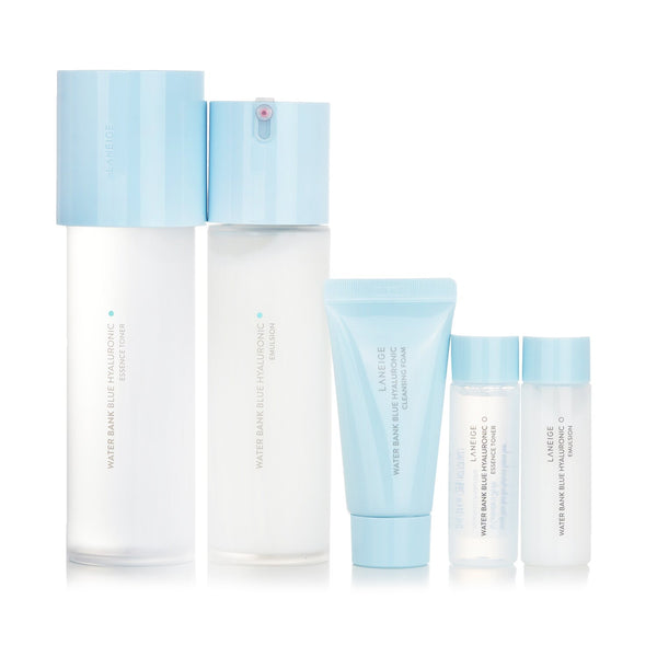 ラネージュ  Water Bank Blue Hyaluronic 2 Step Essential Set (For Combination to Oily Skin)   5pcs