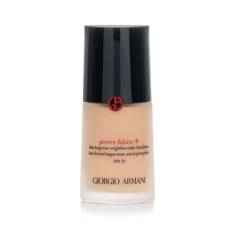 ジョルジオ アルマーニ  Power Fabric+ Ultra Longwear Weightless Matte Foundation SPF 20 - # 3   30ml/1oz