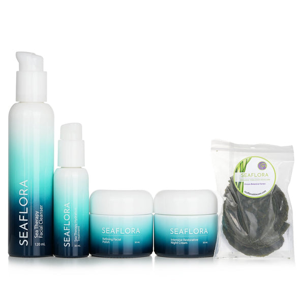 Seaflora  Organic Thalasso Skincare Graceful Anti-Aging Set   5pcs