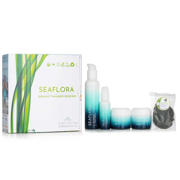 Seaflora  Organic Thalasso Skincare Graceful Anti-Aging Set   5pcs