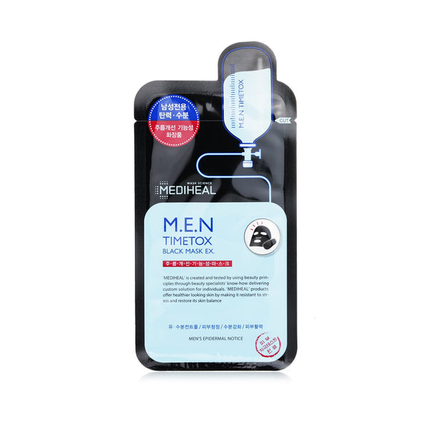 メディヒール  M.E.N Timetox Black Mask EX.   10pcs