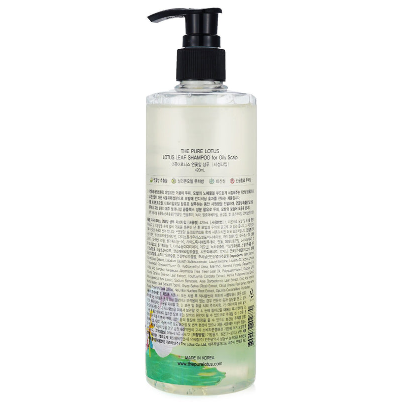 THE PURE LOTUS  Lotus Leaf Shampoo - For Oily Scalp   420ml