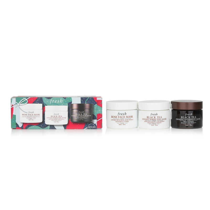 フレッシュ  Mini Face Mask Trio Set   3pcs