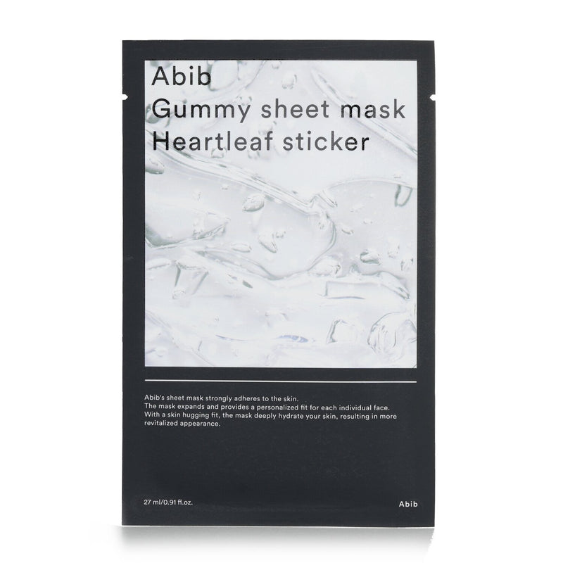 アビブ  Gummy Sheet Mask - Heartleaf Sticker   27mlx10pcs