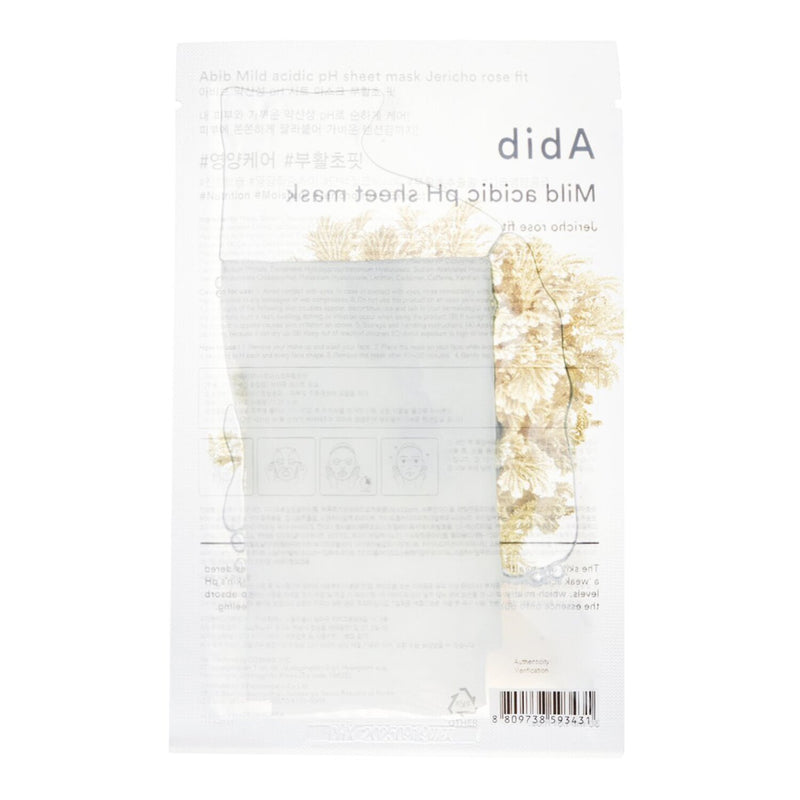 アビブ  Mild Acidic pH Sheet Mask - Jericho Rose Fit   27mlx10pcs