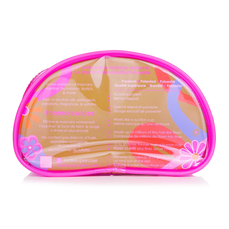 メイクアップ イレイサー  Flowerbomb Set (1x MakeUp Eraser Cloth + 1x Hair Claw Clip + 1x Bag)   2pcs+1bag