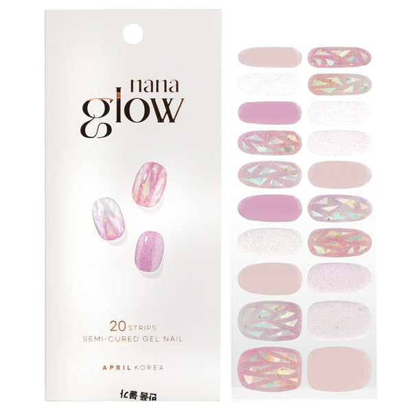 April Korea  Nanaglow Nail Sticker - # GN04   20pcs