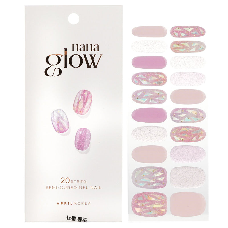 April Korea  Nanaglow Nail Sticker - # GN04   20pcs