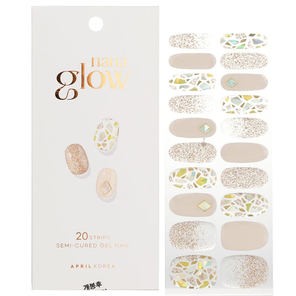 April Korea  Nanaglow Nail Sticker - # GN08   20pcs