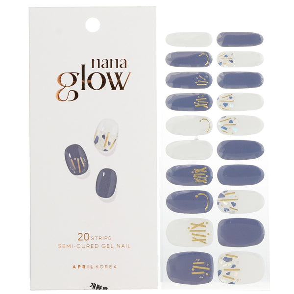 April Korea  Nanaglow Nail Sticker - # GN12   20pcs