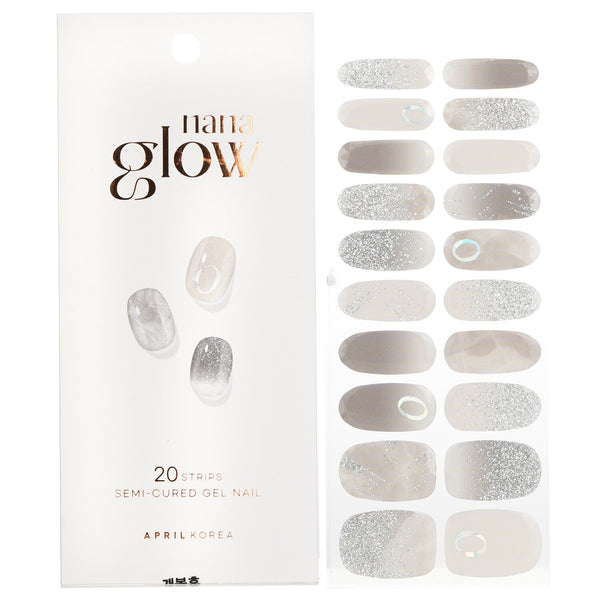 April Korea  Nanaglow Nail Sticker - # GN16   20pcs