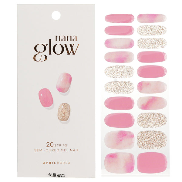 April Korea  Nanaglow Nail Sticker - # GN22   20pcs