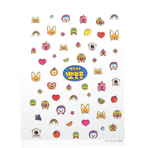 April Korea  Pororo Nail Sticker - # PR 06   1pack