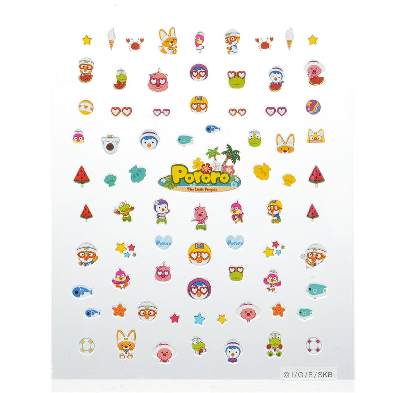 April Korea  Pororo Nail Sticker - # PR 09   1pack
