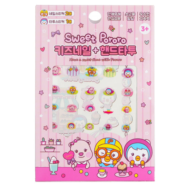 April Korea  Pororo Nail + Hand Tattoo - # SPR 03   1pc