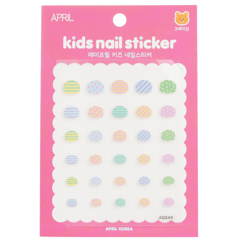 April Korea  April Kids Nail Sticker - # A024K   1pack
