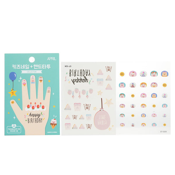 April Korea  April Nail + Hand Tattoo - # ST-02K   1pc