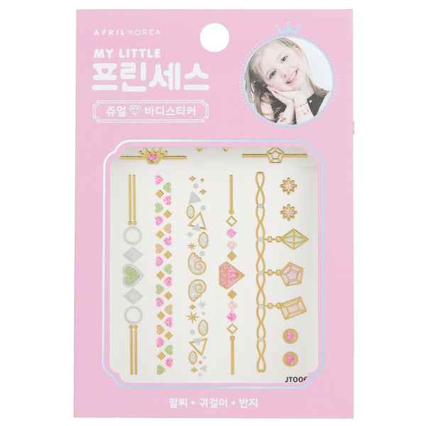 April Korea  Princess Jewel Body Sticker - # JT006K   1pc