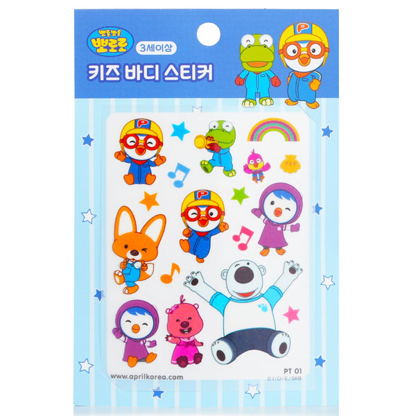 April Korea  Pororo Body Sticker - # PT01   1pc