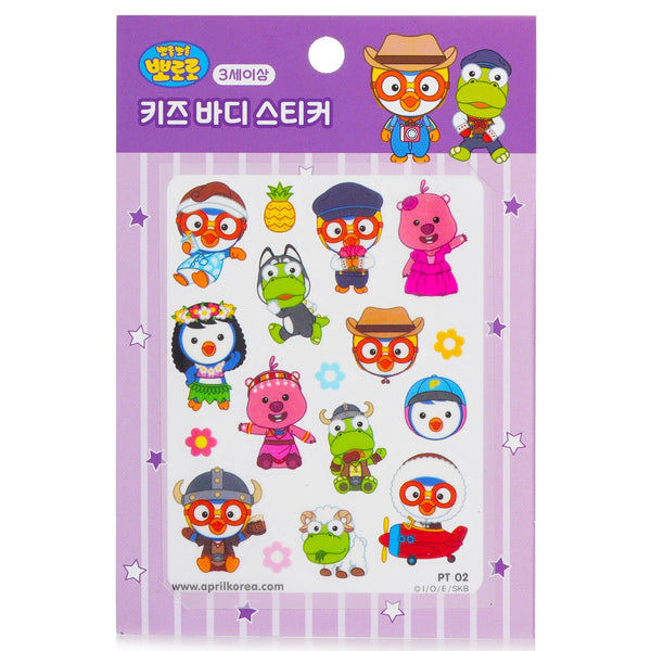 April Korea  Pororo Body Sticker - # PT02   1pc