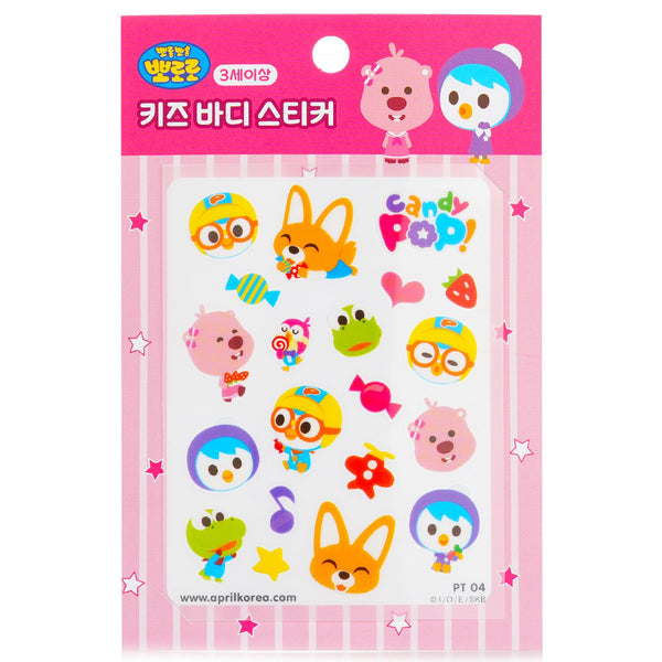 April Korea  Pororo Body Sticker - # PT04   1pc