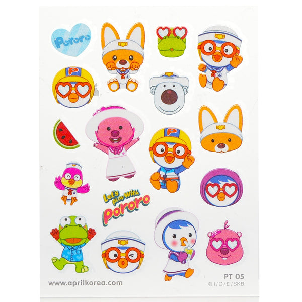 April Korea  Pororo Body Sticker - # PT05   1pc