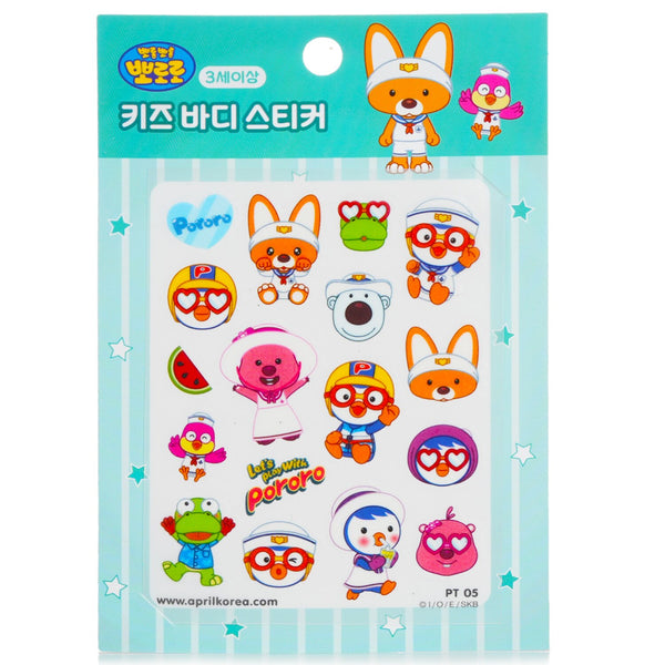 April Korea  Pororo Body Sticker - # PT05   1pc