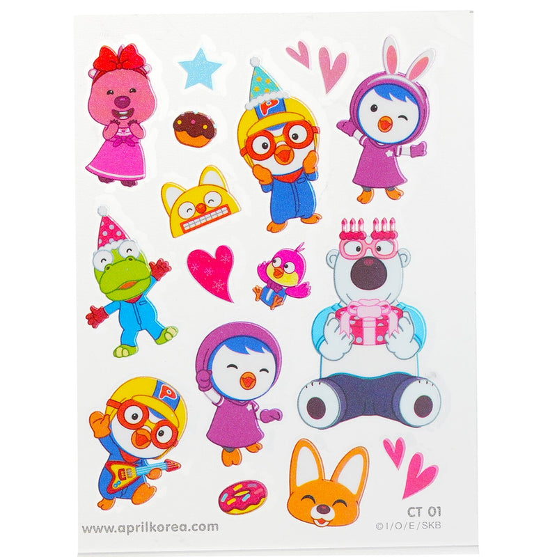 April Korea  Pororo Body Sticker - # CT01   1pc