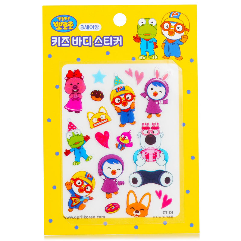 April Korea  Pororo Body Sticker - # CT01   1pc