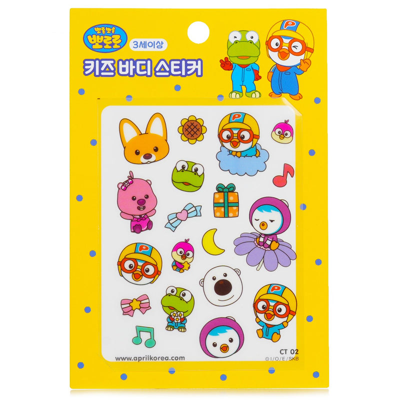 April Korea  Pororo Body Sticker - # CT02   1pc