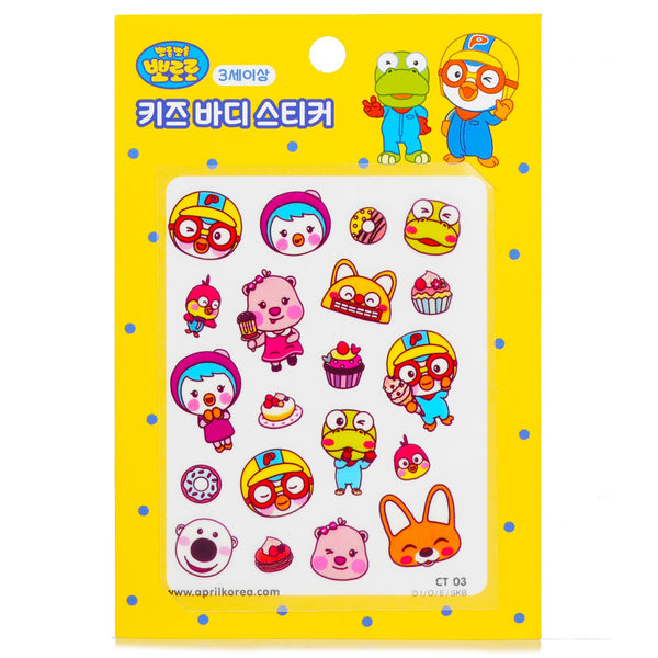 April Korea  Pororo Body Sticker - # CT03   1pc