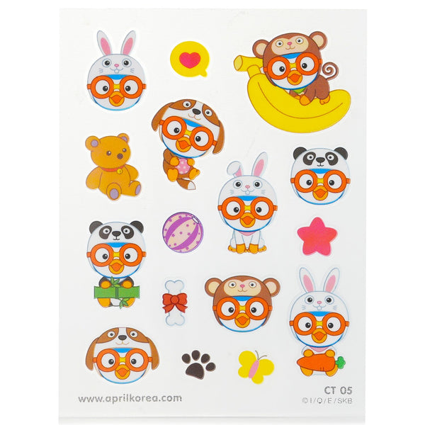 April Korea  Pororo Body Sticker - # CT05   1pc