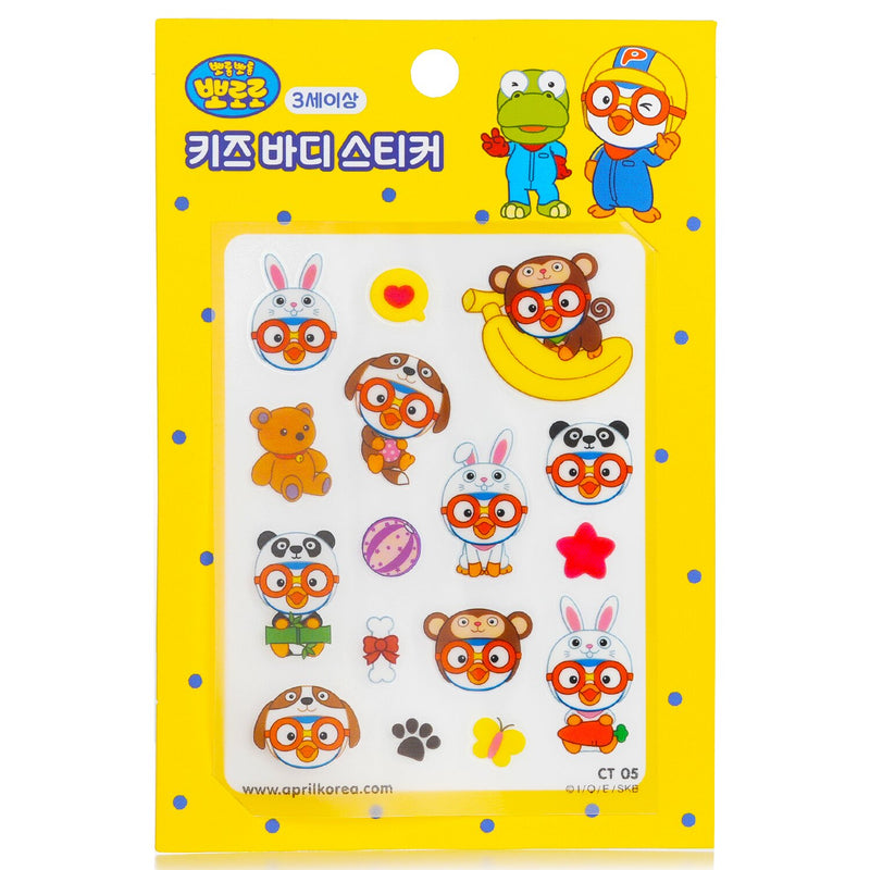 April Korea  Pororo Body Sticker - # CT05   1pc