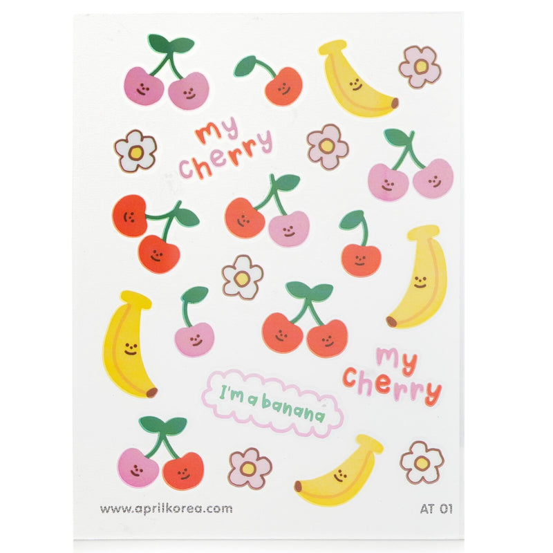 April Korea  April Body Sticker - # AT 01   1pc