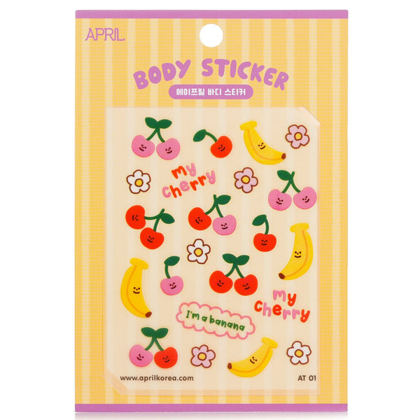 April Korea  April Body Sticker - # AT 01   1pc
