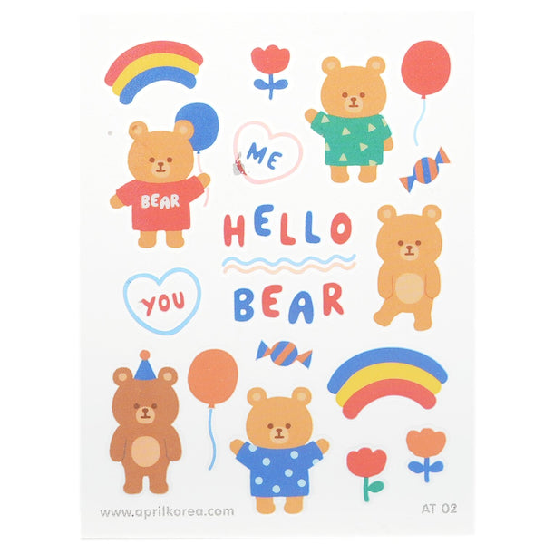 April Korea  April Body Sticker - # AT 02   1pc