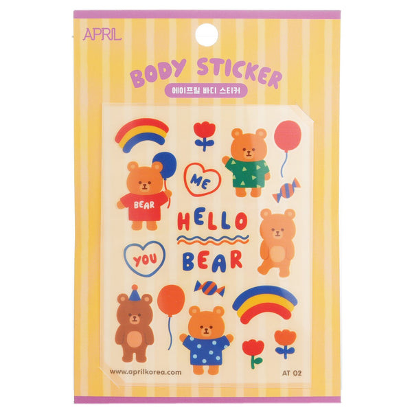 April Korea  April Body Sticker - # AT 02   1pc